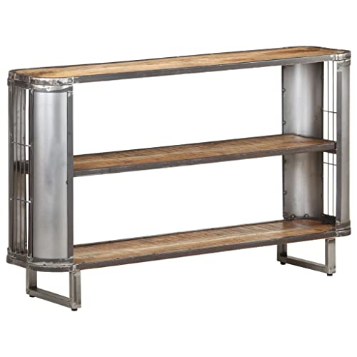 NQJIBUE Artikel-Sideboard 120 x 30 x 73 cm, massives Mangoholz, Schränke & Aufbewahrung, Buffets & Sideboards von NQJIBUE