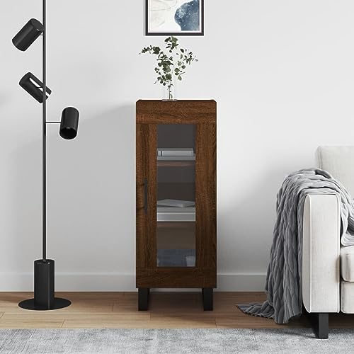 NQJIBUE Artikel-Sideboard Braun Eiche, 34,5 x 34 x 90 cm, Holzwerkstoff, Schränke & Aufbewahrung, Buffets & Sideboards NQJIBUE Artikel-Sideboard Braun Eiche, 34,5 x 34 x 90 cm, Holzwerkstoff, Schränke & Aufbewahrung, Buffets & Sideboards von NQJIBUE