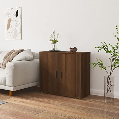 NQJIBUE Artikel-Sideboard Braun Eiche, 80 x 33 x 70 cm, Holzwerkstoff, Schränke & Aufbewahrung, Buffets & Sideboards NQJIBUE Artikel-Sideboard Braun Eiche, 80 x 33 x 70 cm, Holzwerkstoff, Schränke & Aufbewahrung, Buffets & Sideboards von NQJIBUE