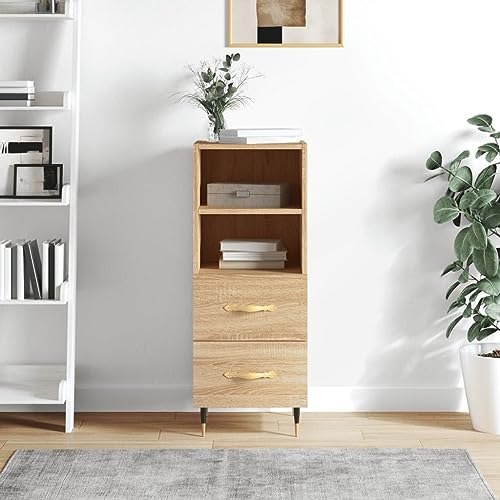 NQJIBUE Artikel-Sideboard Sonoma Eiche 34,5x34x90cm Holzwerkstoff Schränke & Aufbewahrung, Buffets & Sideboards NQJIBUE Artikel-Sideboard Sonoma Eiche 34,5x34x90cm Holzwerkstoff Schränke & Aufbewahrung, Buffets & Sideboards von NQJIBUE