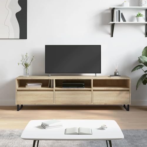 NQJIBUE Artikel-TV-Schrank Sonoma Eiche 150x30x44,5 cm Holzwerkstoff, Unterhaltungszentren & TV-Ständer NQJIBUE Artikel-TV-Schrank Sonoma Eiche 150x30x44,5 cm Holzwerkstoff, Unterhaltungszentren & TV-Ständer von NQJIBUE