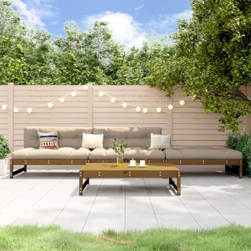 NQJIBUE Artikel: 4-teiliges Garten-Lounge-Set, braun, Massivholz, Kiefer, Outdoor-Möbel-Sets NQJIBUE Artikel: 4-teiliges Garten-Lounge-Set, braun, Massivholz, Kiefer, Outdoor-Möbel-Sets von NQJIBUE