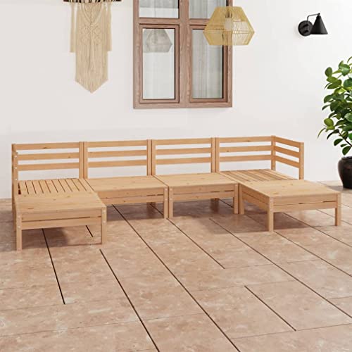 NQJIBUE Artikel: 6-teiliges Garten-Lounge-Set aus massivem Kiefernholz, Outdoor-Möbel-Set NQJIBUE Artikel: 6-teiliges Garten-Lounge-Set aus massivem Kiefernholz, Outdoor-Möbel-Set von NQJIBUE