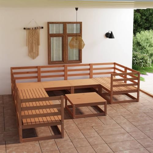 NQJIBUE Artikel: 9-teiliges Garten-Lounge-Set, massives Kiefernholz, Outdoor-Möbel-Sets NQJIBUE Artikel: 9-teiliges Garten-Lounge-Set, massives Kiefernholz, Outdoor-Möbel-Sets von NQJIBUE