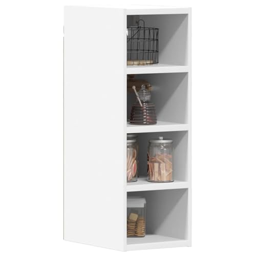 NQJIBUE Hängeschrank, weiß, 20 x 29,5 x 60 cm, Holzwerkstoff, Schränke und Aufbewahrung, Küchenschränke von NQJIBUE