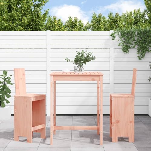 NQJIBUE Item-3-teiliges Bistro-Set aus Massivholz Douglas Gartenmöbel-Set NQJIBUE Item-3-teiliges Bistro-Set aus Massivholz Douglas Gartenmöbel-Set von NQJIBUE