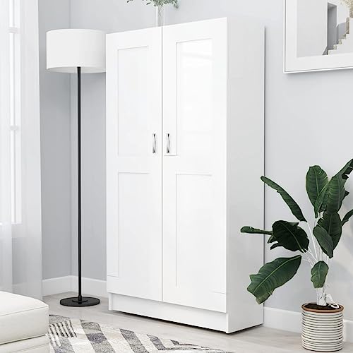 NQJIBUE Item-Book-Schrank, weiß, 82,5 x 30,5 x 150 cm, Holzwerkstoff, Regal, Bücherregale & Standregale NQJIBUE Item-Book-Schrank, weiß, 82,5 x 30,5 x 150 cm, Holzwerkstoff, Regal, Bücherregale & Standregale von NQJIBUE