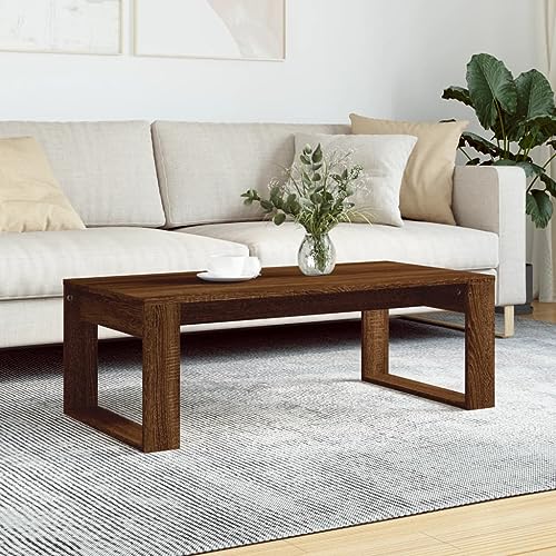 NQJIBUE Item-Coffee Tisch, braune Eiche, 102 x 50 x 35 cm, Holzwerkstoff, Tische, Akzenttische, Couchtische NQJIBUE Item-Coffee Tisch, braune Eiche, 102 x 50 x 35 cm, Holzwerkstoff, Tische, Akzenttische, Couchtische von NQJIBUE