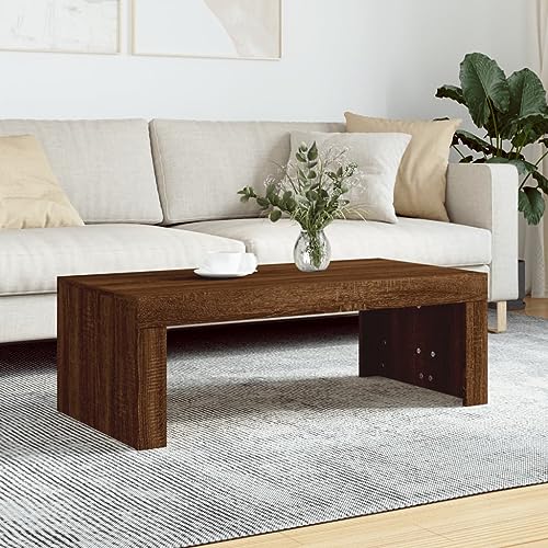 NQJIBUE Item-Coffee Tisch, braune Eiche, 102 x 50 x 36 cm, Holzwerkstoff, Tische, Akzenttische, Couchtische NQJIBUE Item-Coffee Tisch, braune Eiche, 102 x 50 x 36 cm, Holzwerkstoff, Tische, Akzenttische, Couchtische von NQJIBUE