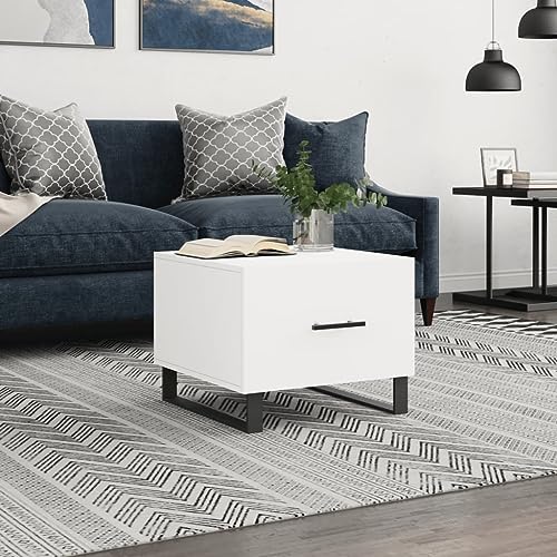NQJIBUE Item-Coffee Tisch, weiß, 50 x 50 x 40 cm, Holzwerkstoff, Tische, Akzenttische, Couchtische NQJIBUE Item-Coffee Tisch, weiß, 50 x 50 x 40 cm, Holzwerkstoff, Tische, Akzenttische, Couchtische von NQJIBUE