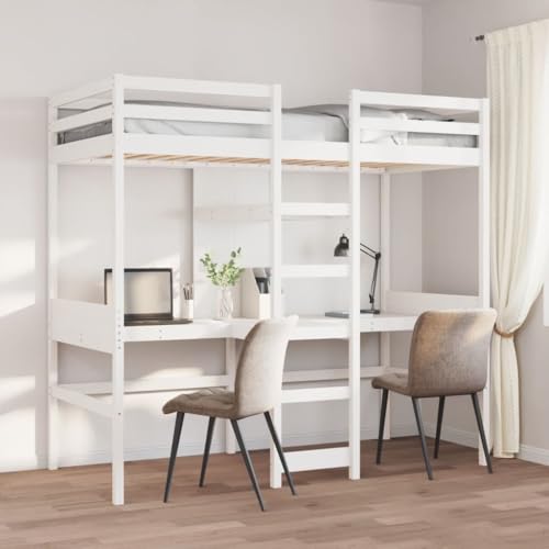 NQJIBUE Item-Loft Bettgestell ohne Matratze weiß 80x200cm Massivholz Kiefer Betten & Zubehör Betten & Bettrahmen NQJIBUE Item-Loft Bettgestell ohne Matratze weiß 80x200cm Massivholz Kiefer Betten & Zubehör Betten & Bettrahmen von NQJIBUE