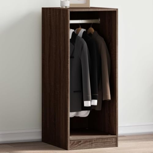 NQJIBUE Kleiderschrank Braun Eiche 48x41x102 cm Holzwerkstoff NQJIBUE Kleiderschrank Braun Eiche 48x41x102 cm Holzwerkstoff von NQJIBUE