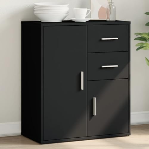 NQJIBUE Schränke & Aufbewahrungs-Sideboard schwarz 60x31x70cm Holzwerkstoff Buffets & Sideboards NQJIBUE Schränke & Aufbewahrungs-Sideboard schwarz 60x31x70cm Holzwerkstoff Buffets & Sideboards von NQJIBUE