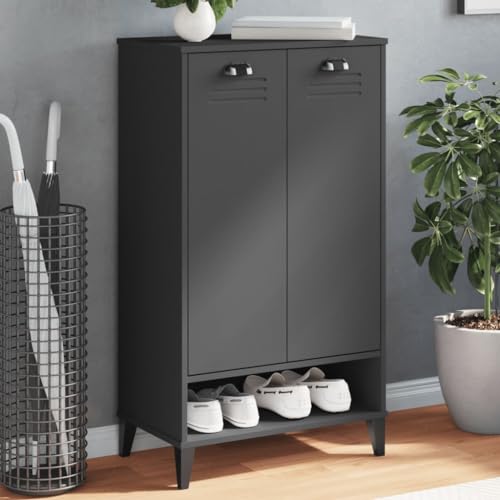 NQJIBUE Schuhschrank VIKEN Anthrazitgrau Holzwerkstoff NQJIBUE Schuhschrank VIKEN Anthrazitgrau Holzwerkstoff von NQJIBUE