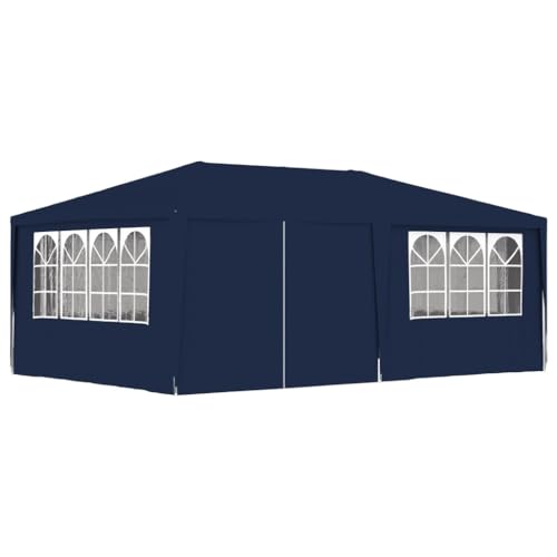 Profi Partyzelt mit Seitenwänden 4x6m blau 90g/m? von NQJIBUE