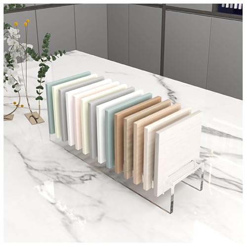 NQNFWCRJ Desktop Acryl Transparent Fliesenpräsentationsständer mit 14 Fach Karte Slot Fliesenständer Multi-Colour ChoiceTile Display Stand 23.6 * 5.1 * 3.1“ NQNFWCRJ Desktop Acryl Transparent Fliesenpräsentationsständer mit 14 Fach Karte Slot Fliesenständer Multi-Colour ChoiceTile Display Stand 23.6 * 5.1 * 3.1“ von NQNFWCRJ