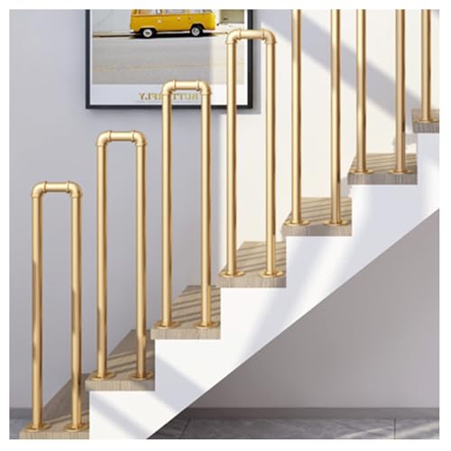 U-förmiges Metalltreppenge Handlauf Rutschfeste Schutzleiste Für Innen- Und Außentreppen Geeignet Für Gartenlofts Flure Villen Und Hotels Breite 20cm von NQNFWCRJ
