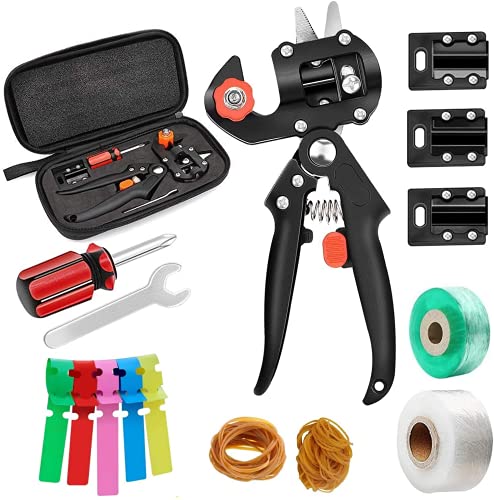 Garten Pfropfen Werkzeuge, Garten Beschneiden Werkzeuge Pfropfen Bänder Gummi und Tag Karte, anlage Zweig Reben Obst Baum Schneiden Werkzeug Kits Schere, Garten Werkzeuge Set von NRANSON