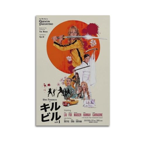 NRCKMIHRAE Filmposter "Kill Bill", dekoratives Gemälde, Leinwand, Wandposter und Kunstdruck, moderne Familienschlafzimmer-Dekoration, Poster, 20 x 30 cm von NRCKMIHRAE