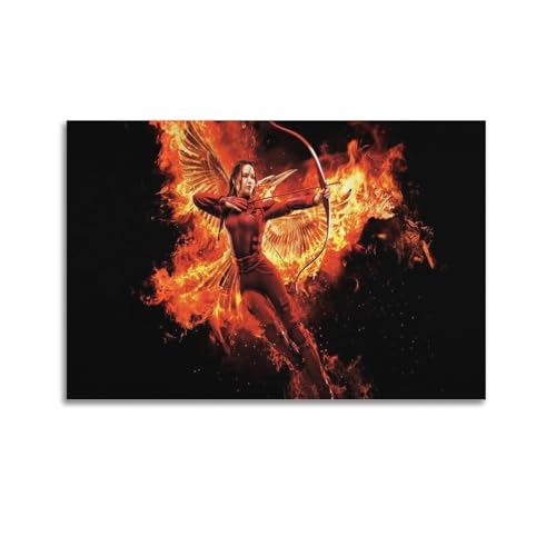 NRCKMIHRAE Filmposter "Tribute von Panem", dekoratives Gemälde, Leinwand, Wandposter und Kunstdruck, modernes Familienschlafzimmer, Dekoration, Poster, 20 x 30 cm von NRCKMIHRAE