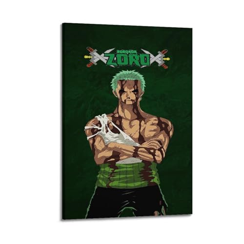 NRCKMIHRAE Roroa Zoro Comic-Poster, dekoratives Gemälde, Leinwand, Wandposter und Kunstdruck, moderne Familienschlafzimmer-Dekoration, Poster, 30 x 45 cm von NRCKMIHRAE