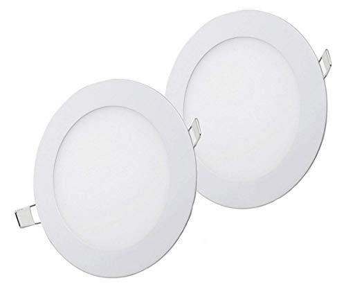 NRGLEVER Downlight LED Deckenleuchte, 2 Stück 18W Strahler, Rund 220mm x 220mm, Warmweiß 3000K, Inkl Controller von NRGLEVER