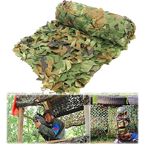 NRQCJM Tarnnetz Oxford Tuch Camouflage Net Bundeswehr, 2x4m 2x10m 3x4m 3x8m 4x4m 4x8m Tarnung Netz Für Die Jagd Military Theme Shooting Dekoration Sonnenschirm Camping (Size : 2x10m) von NRQCJM