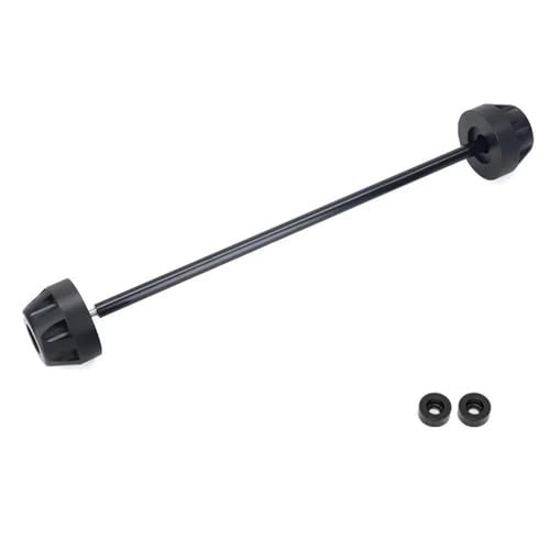 NRTNRFQW Für Ducati DIAVEL V4 2023 2024 Motorrad Zubehör Vorne Hinterrad Achse Anti-Kollision Gefallen Slider Pad Protektoren(Rear Black3) von NRTNRFQW
