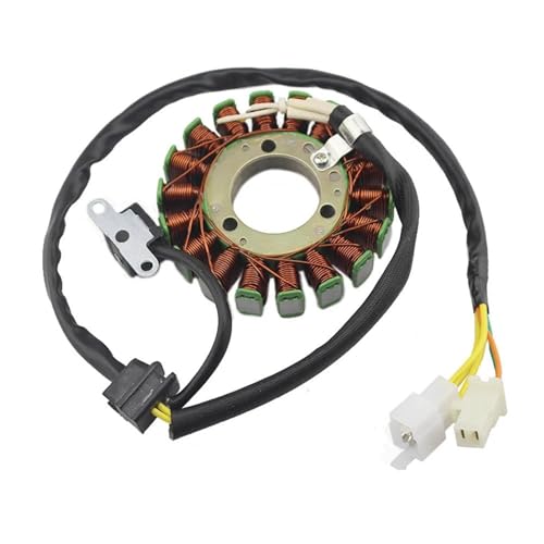 NRTNRFQW Für Suzuki GN250 1982-2001 TU250 1997-2006 Motorrad Magnetor Stator Spule Lichtmaschine Generator 32101-38302 von NRTNRFQW