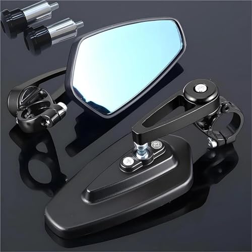 NRTNRFQW Motorrad-Rückspiegel 1 Paar Motorrad-Rückspiegel Universal-Scooter-Bar-Lenkerspiegel WR250F WR250R WR250X WR450F WR 250 450 250F(003) von NRTNRFQW