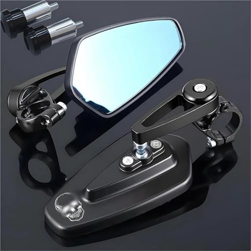 NRTNRFQW Motorrad-Rückspiegel 1 Paar Motorrad-Rückspiegel Universal-Scooter-Bar-Lenkerspiegel WR250F WR250R WR250X WR450F WR 250 450 250F(004) von NRTNRFQW
