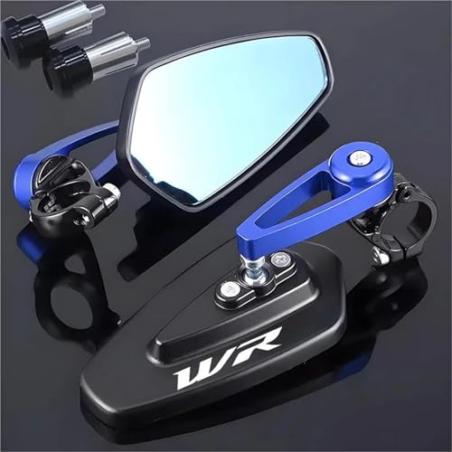 NRTNRFQW Motorrad-Rückspiegel 1 Paar Motorrad-Rückspiegel Universal-Scooter-Bar-Lenkerspiegel WR250F WR250R WR250X WR450F WR 250 450 250F(008) von NRTNRFQW