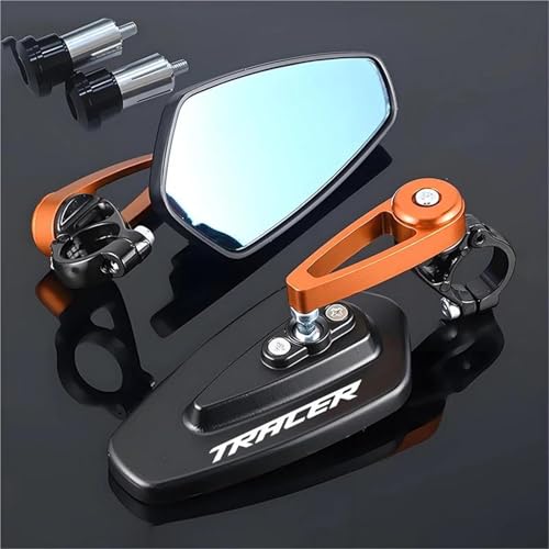 NRTNRFQW Motorrad-Rückspiegel Motorradspiegel Rückspiegel 2 Stück Lenkerendmontage Tracer 900 700 GT Tracer700 Tracer 7(005) von NRTNRFQW