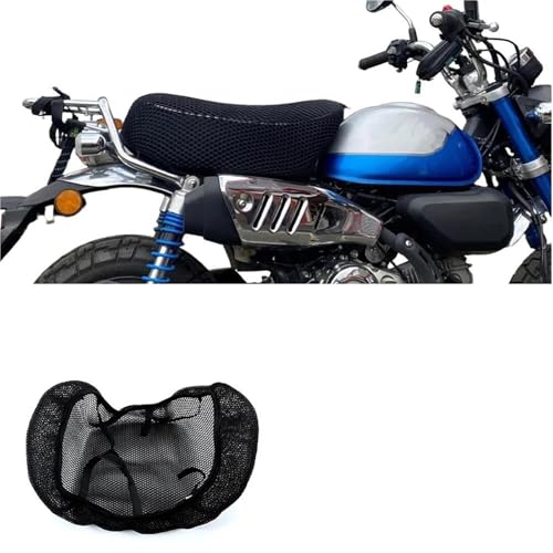 NRTNRFQW Motorrad Sitzbezug 3D Honeycomb Mesh Protector Isolierung Kissenbezug Monkey125 2018-2023 Sitzkissen von NRTNRFQW