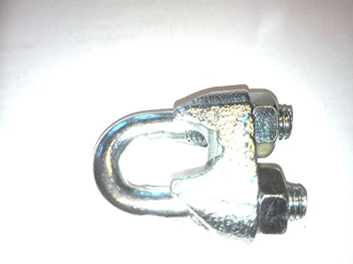 10 x SEILKLEMME BÜGELFORM 12mm verzinkt Drahtseilklemme Bügelklemme Stahlseil Seil Draht Stahl Drahtseil von NRV-Outdoorbedarf