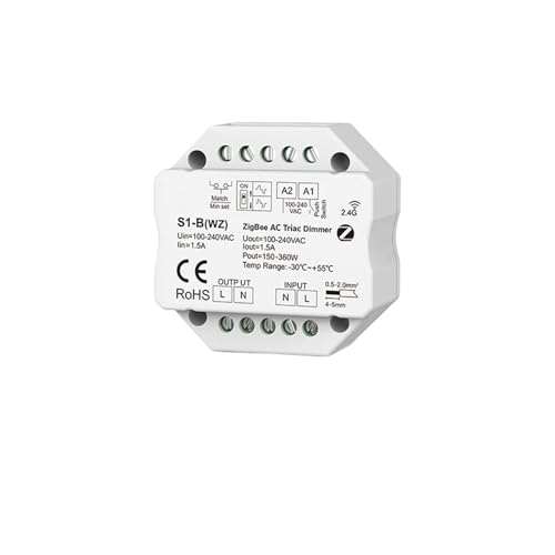 40W 75W Triac Dimming Constant Voltage LED Driver 12V 24V Dimmable Power Supply PWM Digital Dimming For Indoor LED Lighting(S1-B(WZ) Only) von NRXNNDVAK