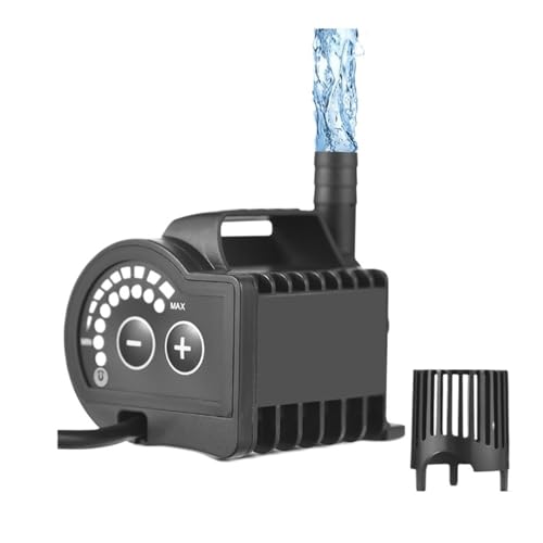 5V Tauchwasserpumpe 0-600L/H Kleine Springbrunnenpumpe 8 Stufen einstellbar mit 0-7,2 Fuß Hub USB-Aufladung for Pool von NRXNNDVAK