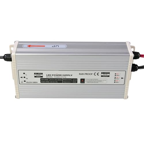 LED Power Supplies 12V 350W 29A Switch Drivers 220V 230V AC/DC Light Rain Proof Full Container Load Wholesale(Logo) von NRXNNDVAK
