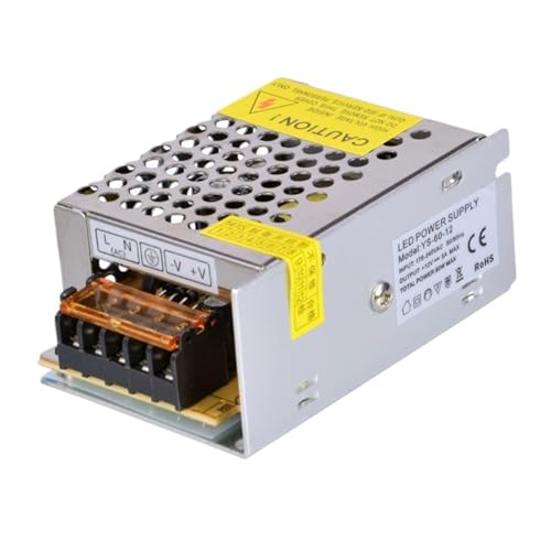 SMPS 60W 12V 5A Switching Power Supplies Drivers 220V 230V AC-DC for Strip Light IP20 Full Container Load Wholesale von NRXNNDVAK