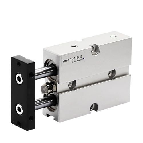 TN40 TDA40 Double Action Pneumatic Air Cylinder 20mm Bore Dual Rod Actuator for Industrial Automation(Grey) von NRXNNDVAK