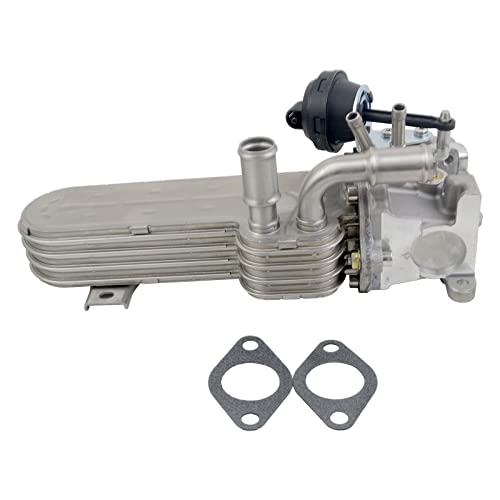 NSGMXT AGR Kühler mit Dichtungen 03G131512L Kompatibel mit Aud1 Se-at Sk0da V-W 2.0 TDI 03G131513J 03G131513D AGR-Ventil Abgasrückführung von NSGMXT