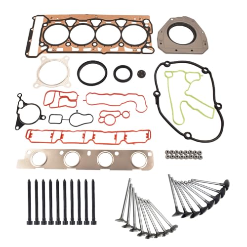 NSGMXT Zylinderkopfdichtung + Schrauben + Venti Kompatibel mit A3 A4 A6 Be-etle E0S G0lf Pasat 1.8 2.0 TFSI TSI 06H103383AF 06F129717D NSGMXT Zylinderkopfdichtung + Schrauben + Venti Kompatibel mit A3 A4 A6 Be-etle E0S G0lf Pasat 1.8 2.0 TFSI TSI 06H103383AF 06F129717D von NSGMXT