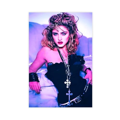NSKDJSE Madonna-Poster (10) Leinwand-Poster, Wandkunstdruck, Bild, Gemälde, 50 x 75 cm von NSKDJSE