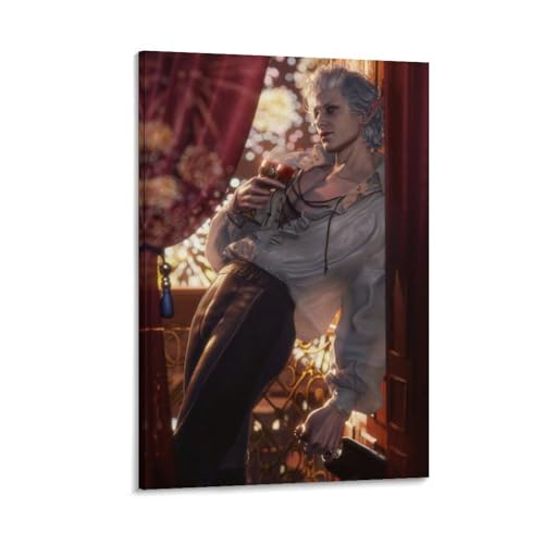NSKDJSE Poster auf Leinwand, Motiv BG3, Astarion, Schlafzimmer, Dekoration, Landschaft, Büro, Raumdekoration, Geschenk, 30 x 45 cm NSKDJSE Poster auf Leinwand, Motiv BG3, Astarion, Schlafzimmer, Dekoration, Landschaft, Büro, Raumdekoration, Geschenk, 30 x 45 cm von NSKDJSE