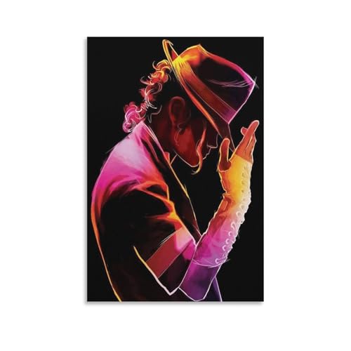 NSKDJSE Poster mit Michael Jackson, 2 Stück, Leinwand-Poster, Wandkunst, Dekordruck, Bild Gemälde für Wohnzimmer, Schlafzimmer, Dekoration, 40 x 60 cm NSKDJSE Poster mit Michael Jackson, 2 Stück, Leinwand-Poster, Wandkunst, Dekordruck, Bild Gemälde für Wohnzimmer, Schlafzimmer, Dekoration, 40 x 60 cm von NSKDJSE