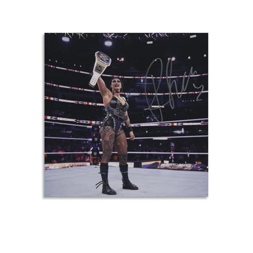 NSKDJSE Wrestler Rhea Ripley Autogramm-Poster, Leinwand, Poster, Schlafzimmer, Dekoration, Landschaft, Büro, Raumdekoration, Geschenk, 30 x 30 cm NSKDJSE Wrestler Rhea Ripley Autogramm-Poster, Leinwand, Poster, Schlafzimmer, Dekoration, Landschaft, Büro, Raumdekoration, Geschenk, 30 x 30 cm von NSKDJSE