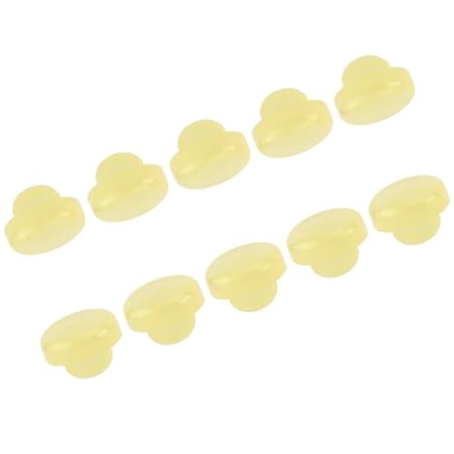 NSNGPAFACZ 10 Stück Bremskupplungspedal-Stopper-Pad 46584-S0100 Gelb, kompatibel for Nissan 200SX 240SX 300ZX 350Z, kompatibel for Infiniti G20 G35 G37 I30 J30 Befestigungselemente und Clips für die A von NSNGPAFACZ