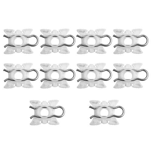 NSNGPAFACZ 10 Stück Fensterheber-Schiebe-Dreh-Clips, automatische Befestigungsclips, kompatibel for BMW E36 316 318 E32 E34 E85 E92 Z3 Z4 5 7 Rollenheber-Clips Befestigungselemente und Clips für die A von NSNGPAFACZ