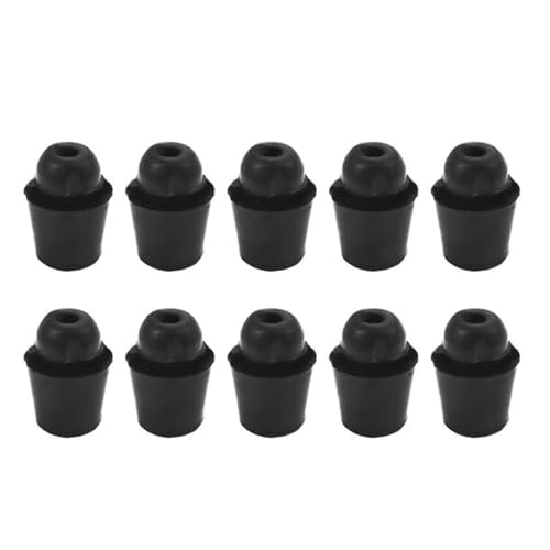 NSNGPAFACZ 10 Stück schwarze Gummi-Auto-Stoßstangen-Tür-Overslam, kompatibel for Hyundai All Vehicle Elantra Accent Tucson Soul RIO Creta Soanta 8219128010 Befestigungselemente und Clips für die Autom von NSNGPAFACZ