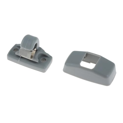 NSNGPAFACZ 2 Stück graue vordere Sonnenblende-Haken-Clips-Halterung, kompatibel for Skoda Fabia Octavia Superb, Ersatzteilnummer 3B0857561B Befestigungselemente und Clips für die Automobilin von NSNGPAFACZ